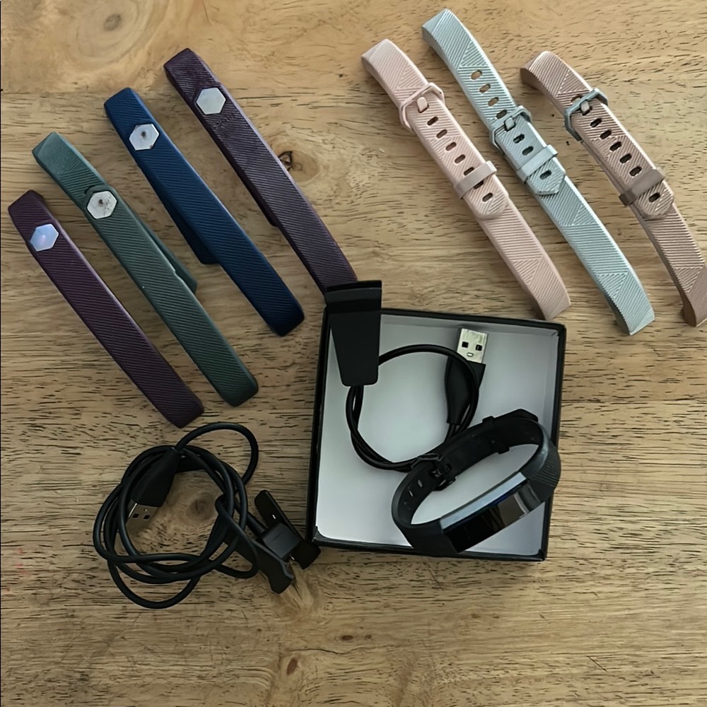 Fitbit Fitness Tracker with Multi-Color Bands